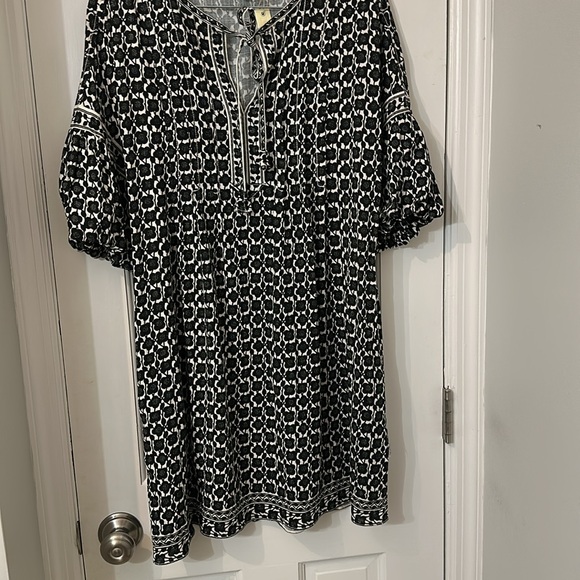 Max Studio London Black and White Patterned Women's dress small NWT Nordstrom - Picture 3 of 8